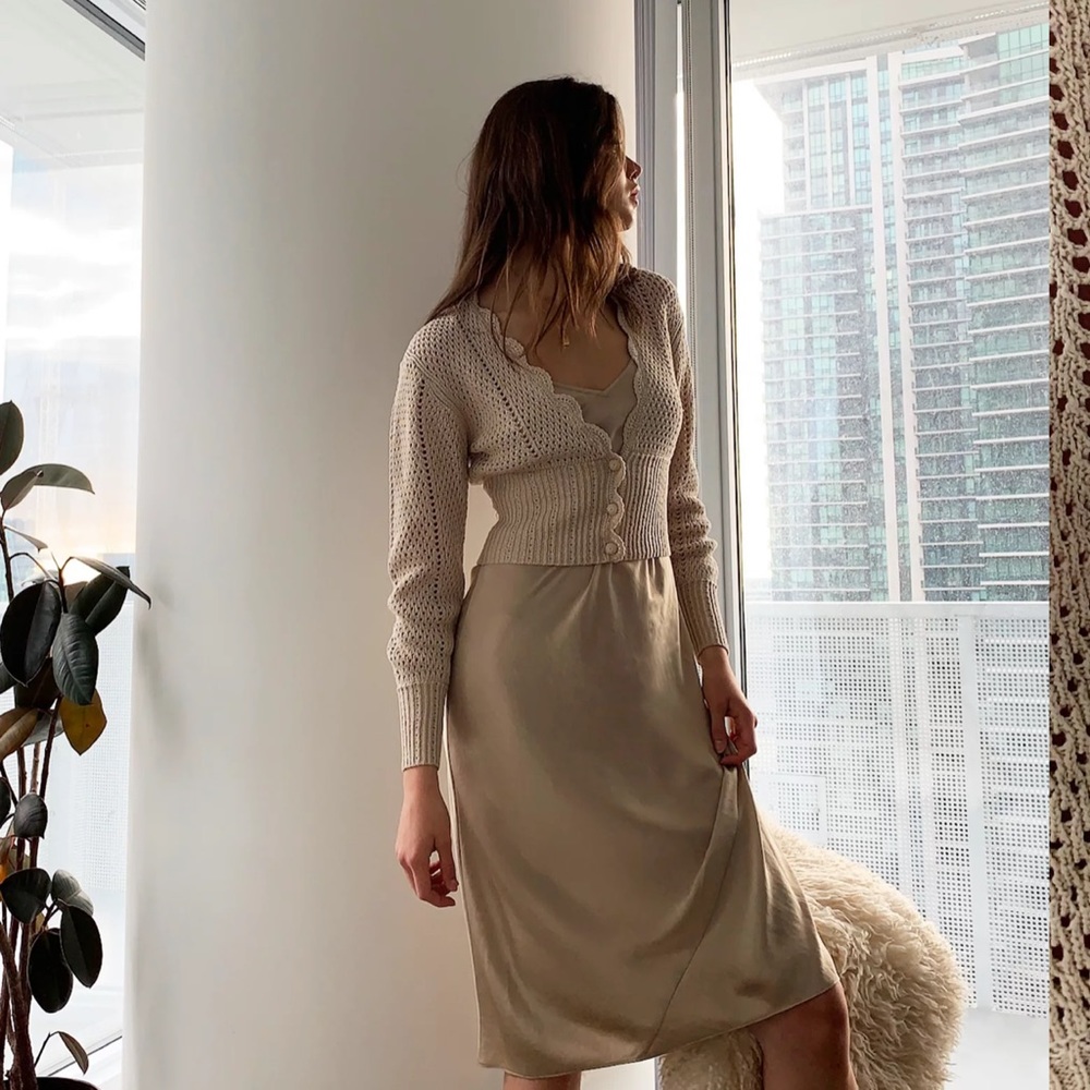 Aritzia Wilfred Caraway Cardigan